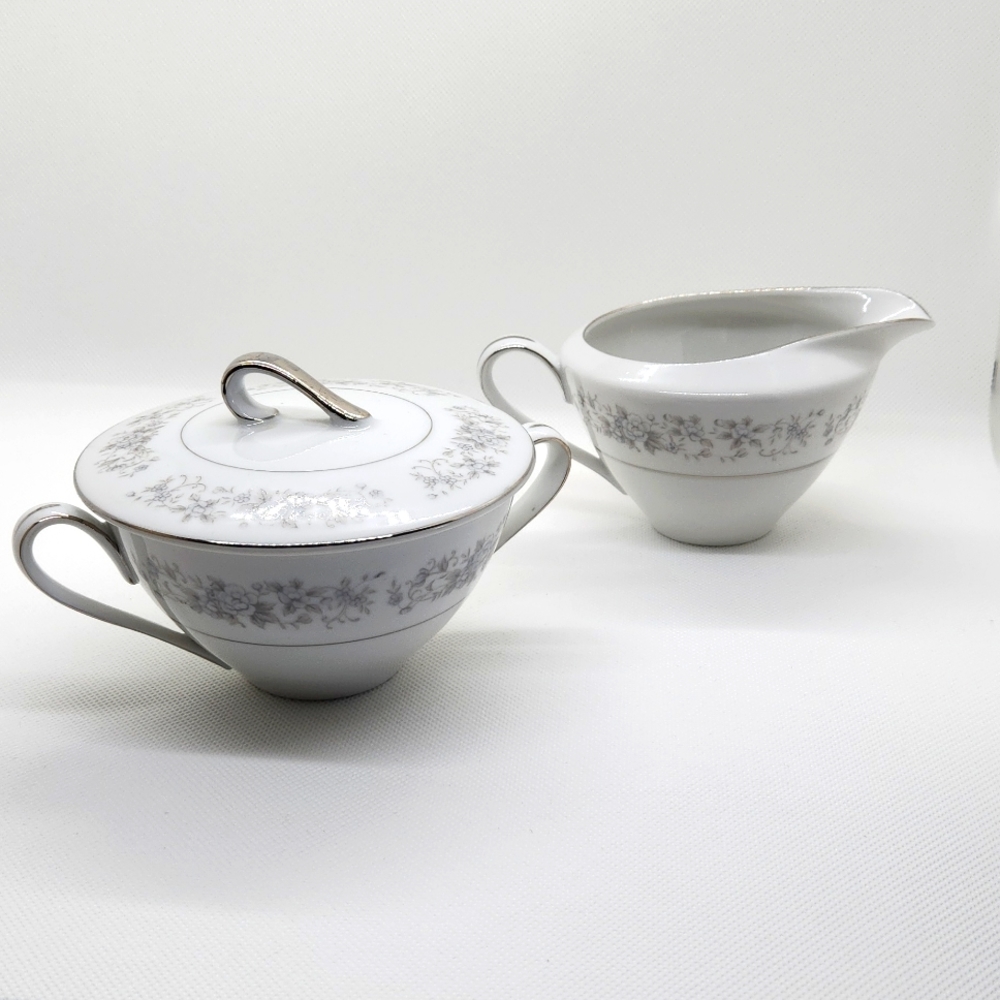 Crestwood China Japan Heritage Sugar Bowl & Creamer